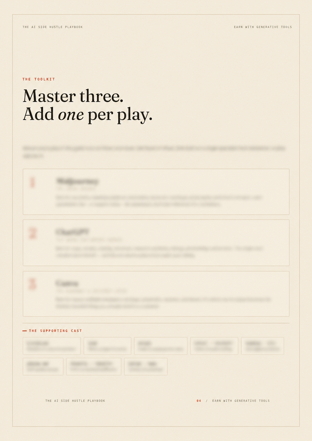 The AI Side Hustle Playbook: 25 Ways to Earn With Generative Tools