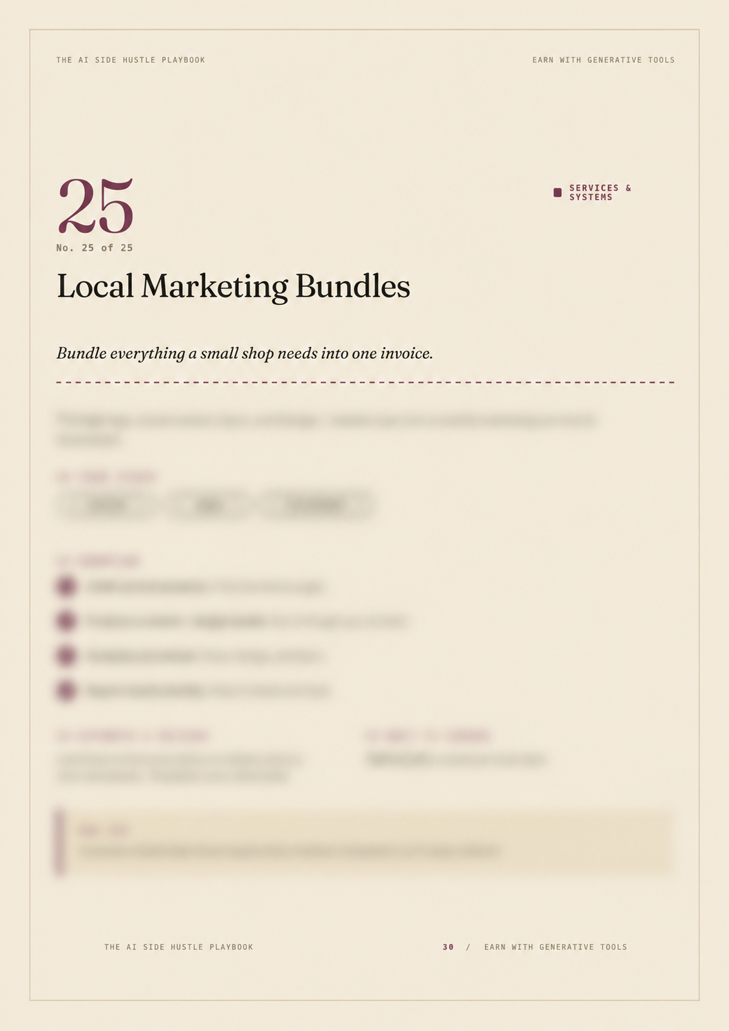 The AI Side Hustle Playbook: 25 Ways to Earn With Generative Tools
