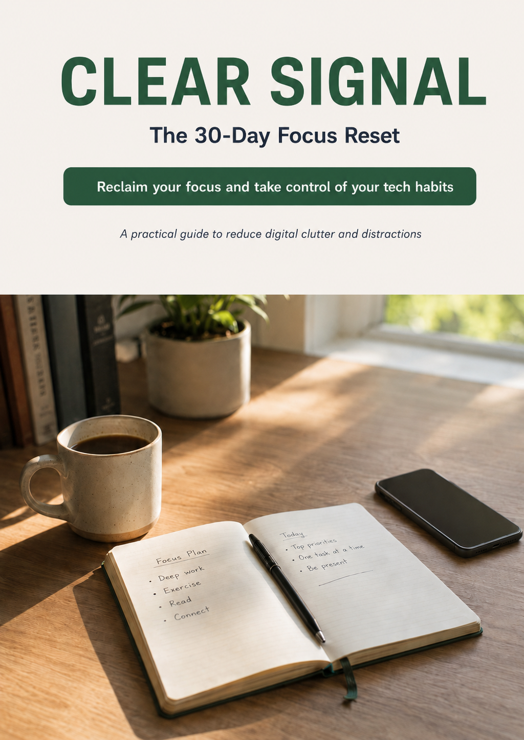 Reclaim Your Focus, Reduce Digital Clutter, and Take Control of Your Tech Habits